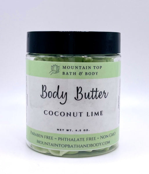 "Mountain Top"  "Coconut Lime" Moutain Top Body Butter