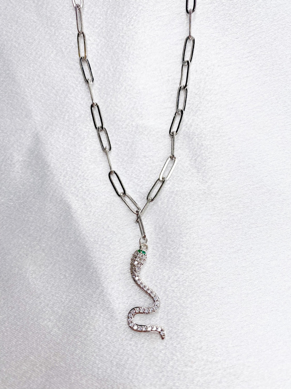 Olivia Snake Necklace-0