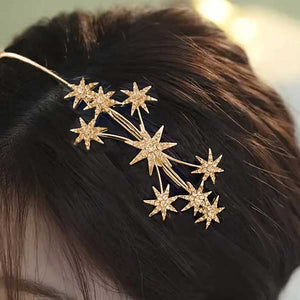 "Corla" Golden Stars Tiara