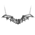 Gothic Bat Necklace-0