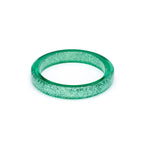 Green Lagoon Glitter Bangle by Splendette-0