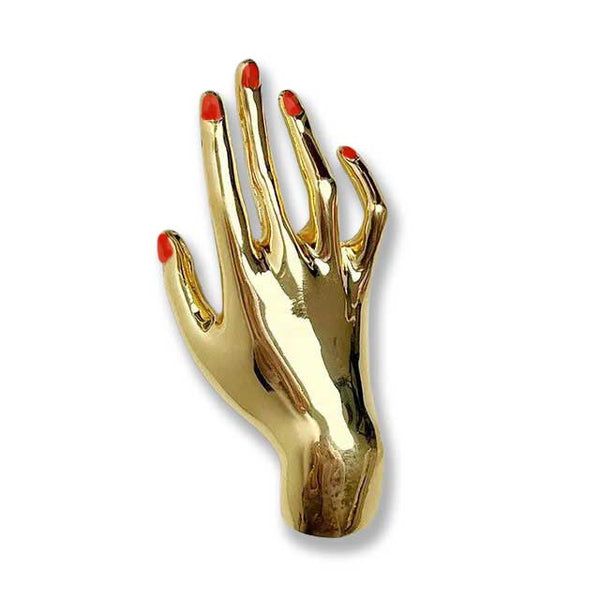"Bella" Golden Hand Brooch