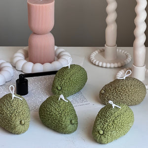 Avocado Shaped Candle-4
