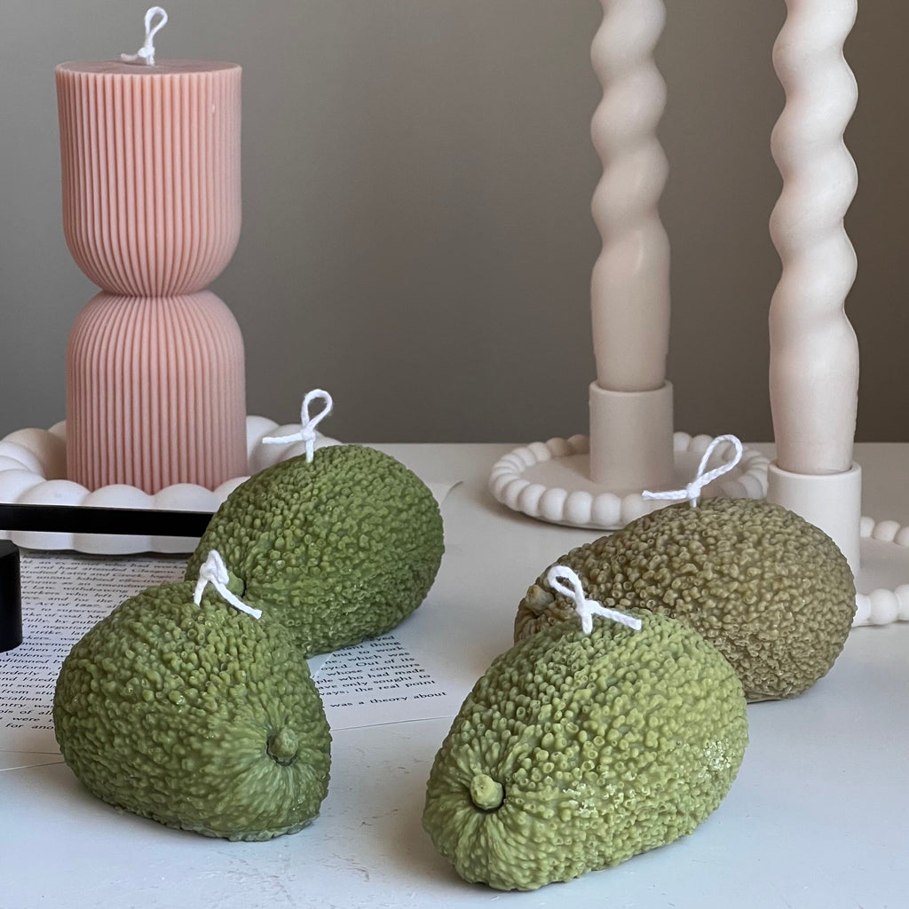 Avocado Shaped Candle-0