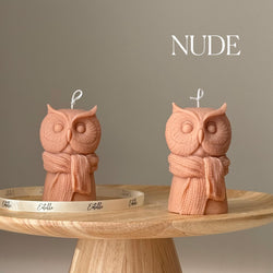 Cute Owl Candle-1 width=100 
