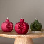 Pomegranate Shaped Candle-0