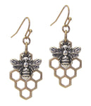 BEE AND HIVE EARRING-0