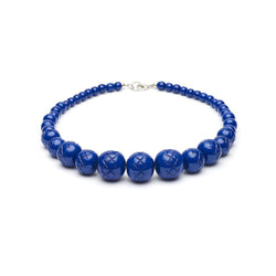 Indigo Heavy Carve Fakelite Beads by Splendette-0 width=100 