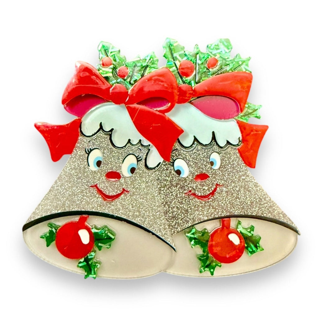 Silver Bells Brooch Lipstick & Chrome-0