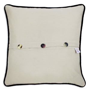 Los Angeles Hand-Embroidered Pillow-1