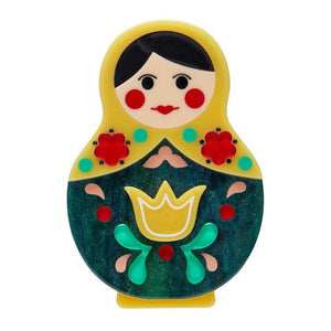 Matryoshka Memories Toy Brooch by Erstwilder-0
