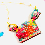 Mid-Century Cocktail Statement Necklace by Rosie Rose Parker-0