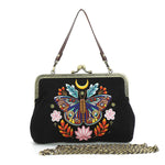 Moon Moth Vintage-Inspired Kisslock Handbag-0