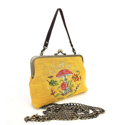 Moon Phases Mushroom Vintage-Inspired Kisslock Handbag-2 width=100 