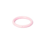 Narrow Baby Pink Heavy Carve Bangle by Splendette-0