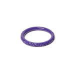 Narrow Peony Glitter Bangle by Splendette-0