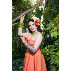 Palm Heavy Carve Beads by Splendette-1 width=100 