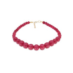 Peony Glitter Bead Necklace by Splendette-0
