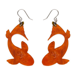 Playing Koi Drop Earrings by Erstwilder-2