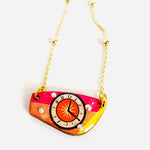 Retro Clock Necklace by Rosie Rose Parker-0