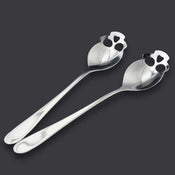 "Skully" Skull Teaspoons (Pair) width=100 