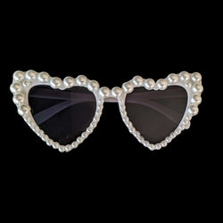 "Pearly" Heart Sunglasses width=100 