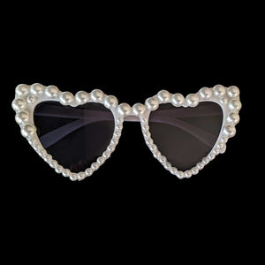 "Pearly" Heart Sunglasses