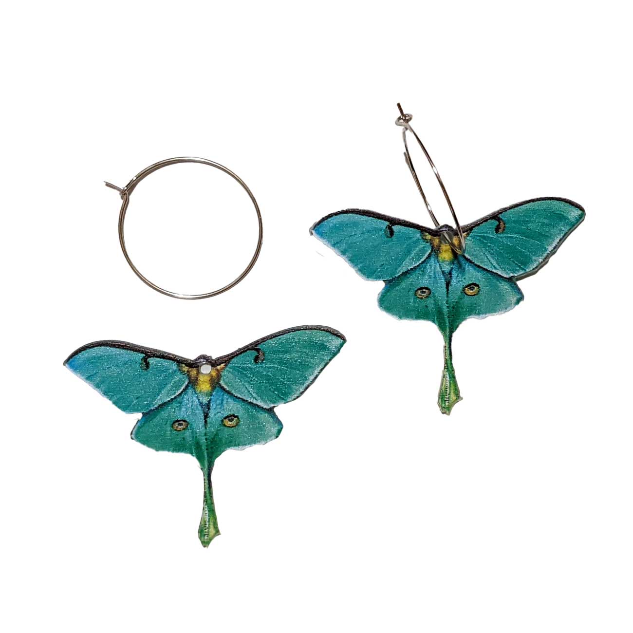 "Susie" Moth Earrings