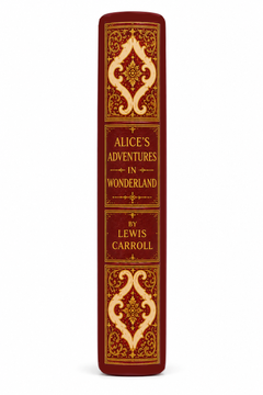 "Alice in Wonderland" Cameos Book Clutch