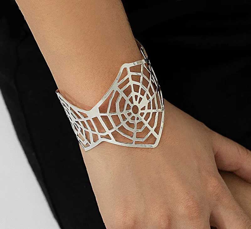 "Electra" Spiderweb Bracelet