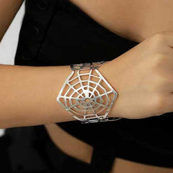 "Electra" Spiderweb Bracelet width=100 