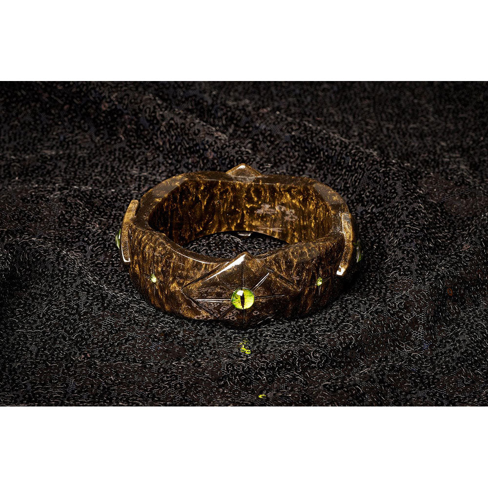 Wide Hypnotised Bangle by Splendette-1