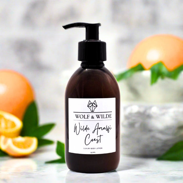 "Wolf & Wilde" Amber Citrus Lotion