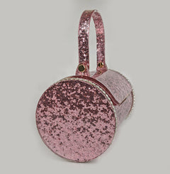 "Starlet" Acrylic Purse - Pink Glitter