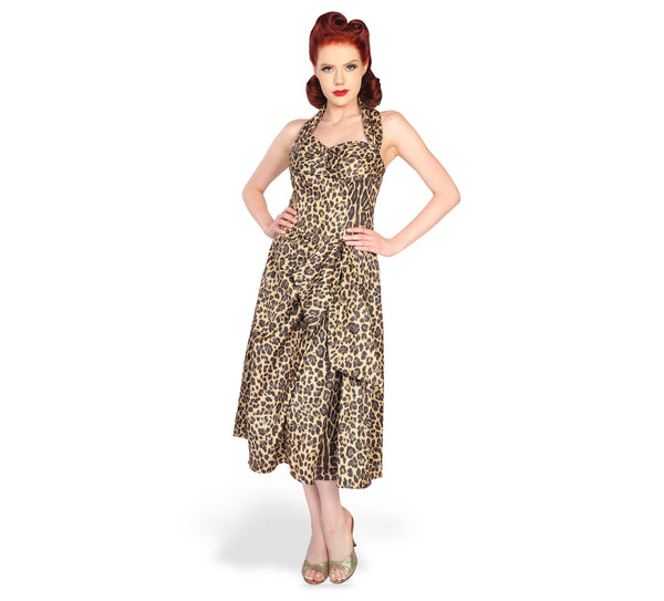"Brighton" Leopard Cocktail Dress