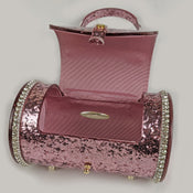 "Starlet" Acrylic Purse - Pink Glitter width=100 