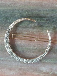 "Stella" Moon Barrette