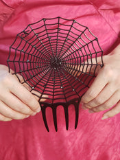"Isobel" Spider Web Hair Comb width=100 