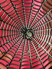 "Isobel" Spider Web Hair Comb width=100 