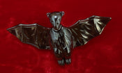 "Mina" 1940s Style Bat Brooch width=100 