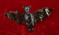 "Mina" 1940s Style Bat Brooch