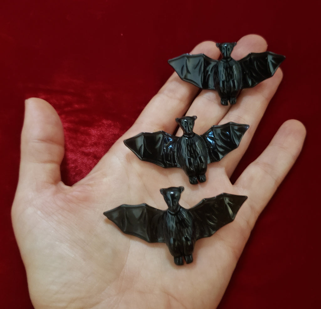 "Mina" 1940s Style Bat Brooch