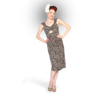 "Bowmont" Leopard Dress width=100 