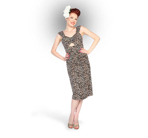 "Bowmont" Leopard Dress
