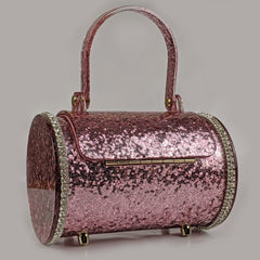"Starlet" Acrylic Purse - Pink Glitter