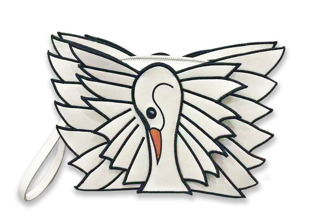 "Odette" Swan Purse