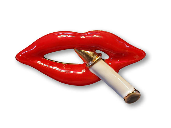 "Lolita" Lips Brooch
