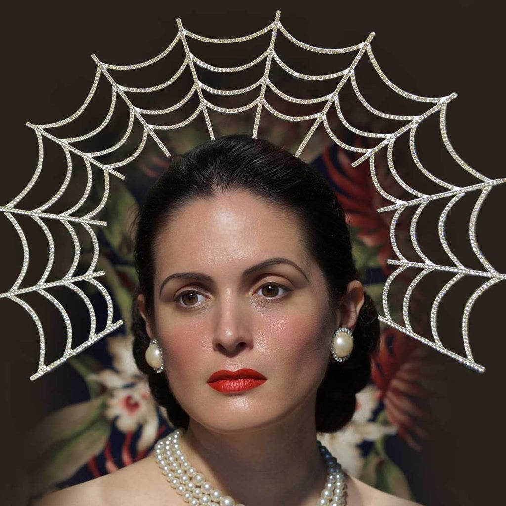 "Ariadne" Spiderweb Tiara