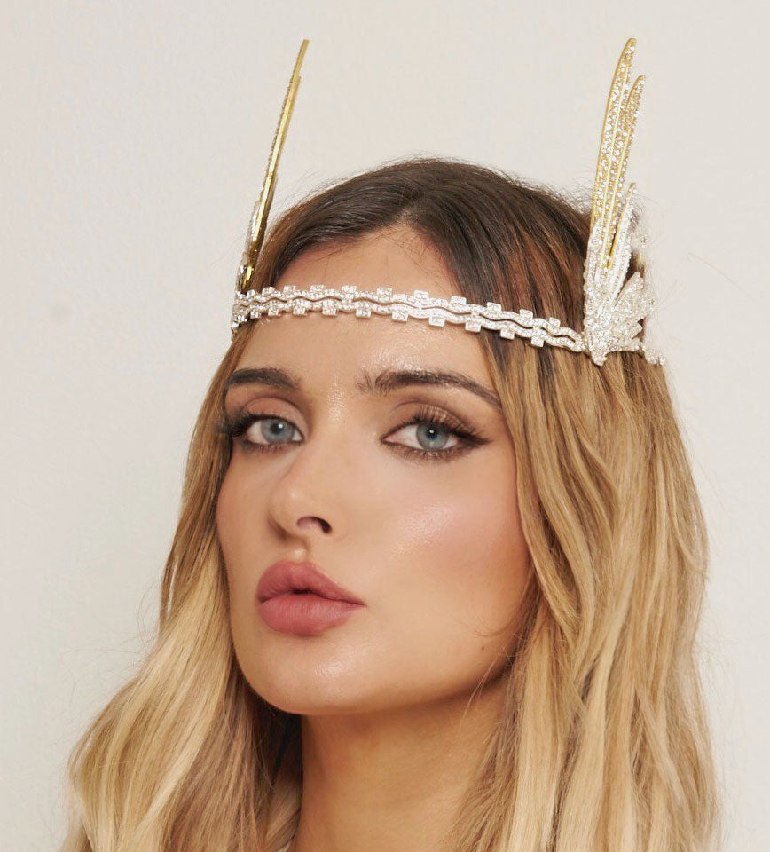 "Freya" Winged Crown