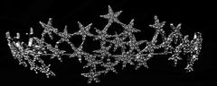 "Stardust" Silvery Crown
